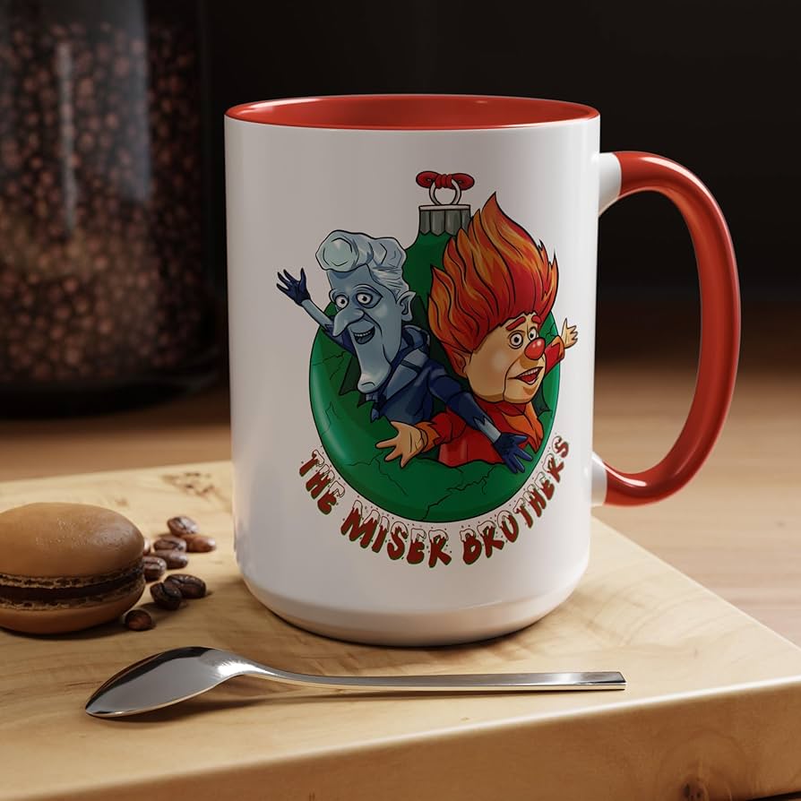 Amazon.com | A Miser Brothers' Christmas Red/Black Accent Coffee